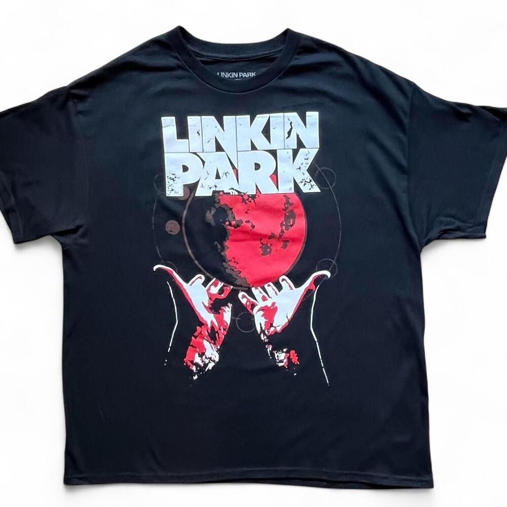Linkin Park World Tour Shirt 2014 XL Black Official Ceremony of Roses NWOT